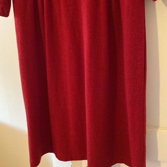 Maroon Knit Dress - Picture 4 of 8